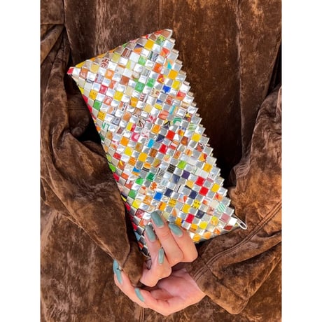 CANDY WAPPERS CLUTCH BAG
