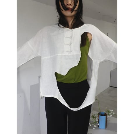MASKER B / HAND STITCH PULLOVER TOP