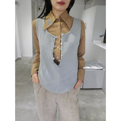 LUTZ / ROUND KNIT VEST