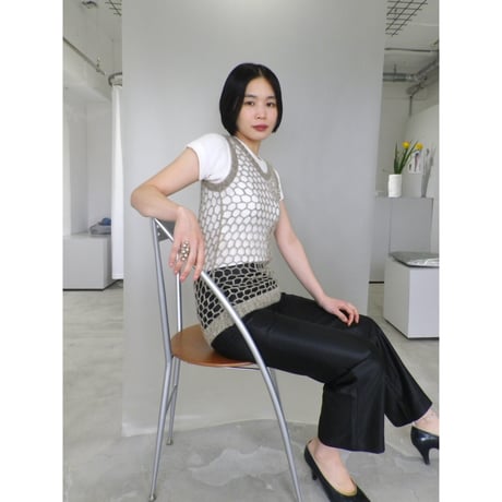 FISH NET KNIT VEST