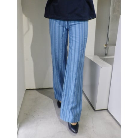 STRIPE COTTON PANTS