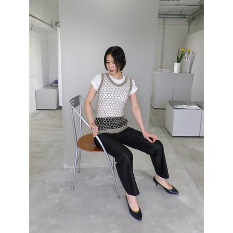 FISH NET KNIT VEST