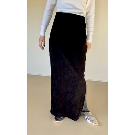 SUEDE TOUCH LONG SKIRT