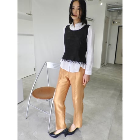 SPANGLE SILK TOP