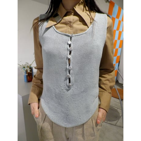 LUTZ / ROUND KNIT VEST