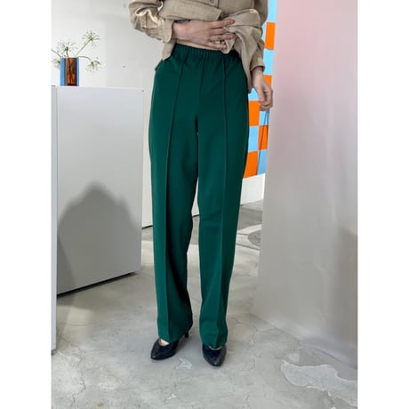 CREASE STITCH ELASTIC PANTS
