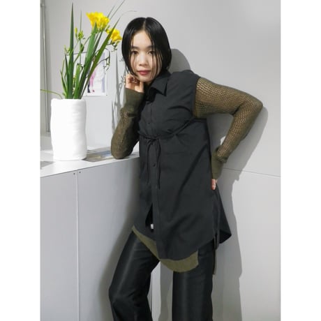 MASKER B / SLEEVELESS SHIRT TOP