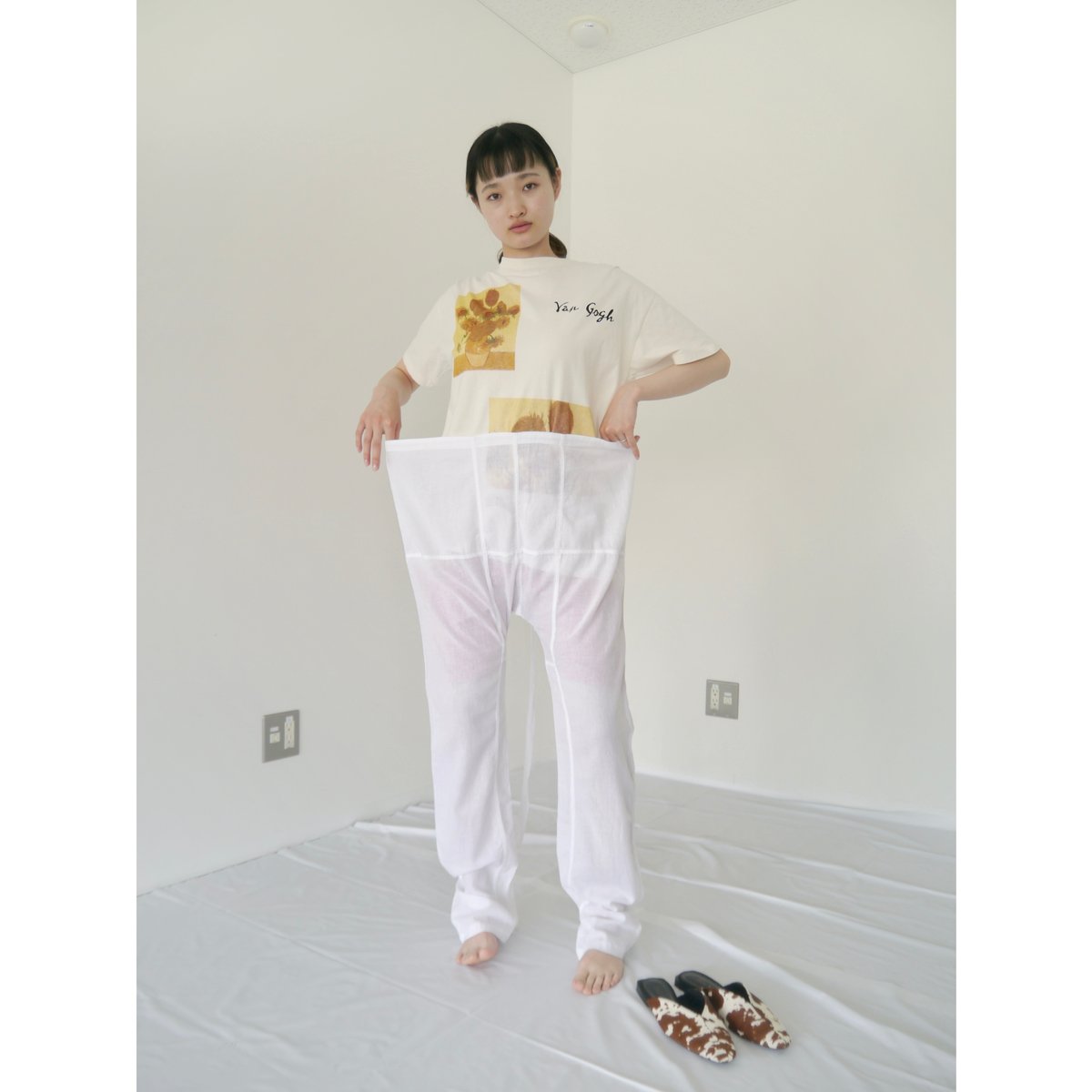 NICOLO'CESCHI BERRINI ニコロチェスキベリーニ リネンパンツ NICOLO'CESCHI BERRINI ニコロチェスキベリーニ リネンパンツ