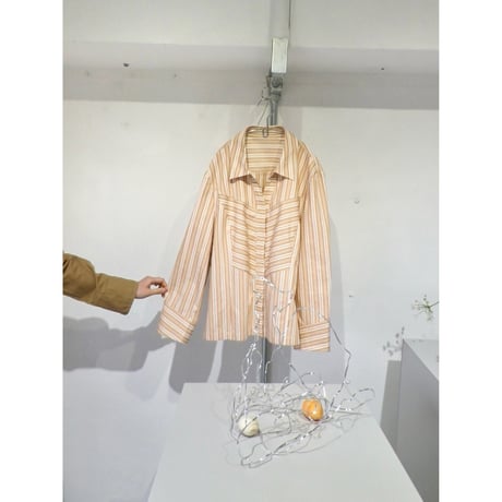 OPEN COLLAR SHIRT JACKET