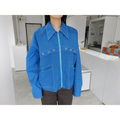 WATER REPELLENT NYLON ZIP JACKET