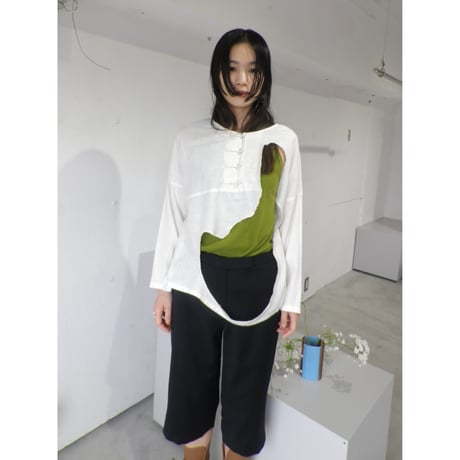 MASKER B / HAND STITCH PULLOVER TOP