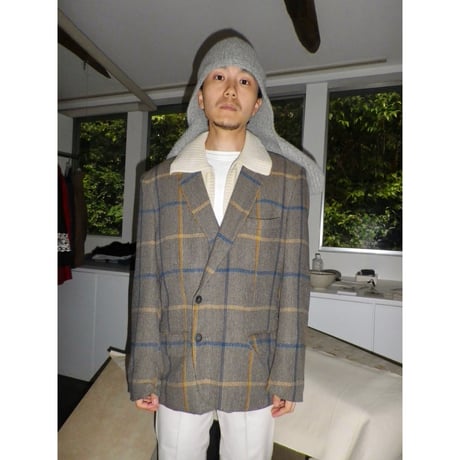PLAID PATTERN JACKET