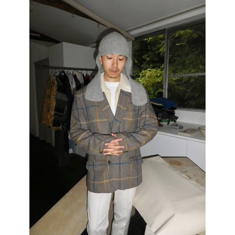 PLAID PATTERN JACKET