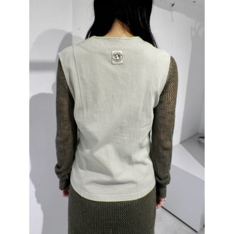 LINE COTTON VEST