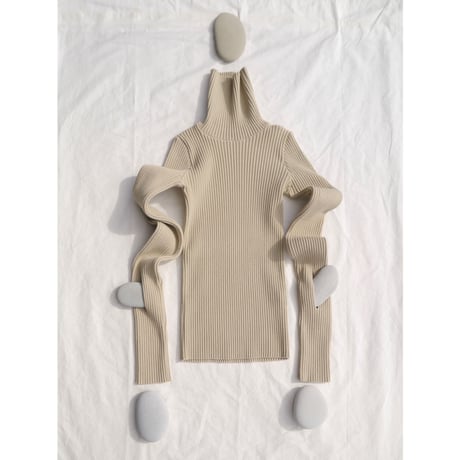 JACQUEMUS / RIB KNITTED  PULLOVER