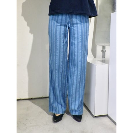STRIPE COTTON PANTS