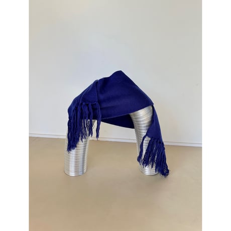 ACRYLIC KNIT FRINGE STOLE
