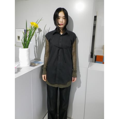 MASKER B / SLEEVELESS SHIRT TOP