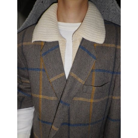 PLAID PATTERN JACKET
