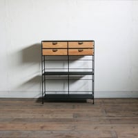 アイアンのドロワーシェルフ 2列4段 | EARL