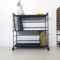 オーダー専用　アイアンフレームのワゴンシェルフ