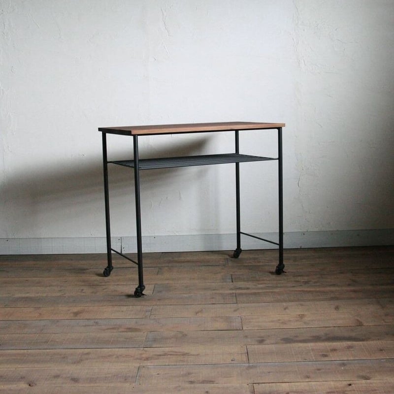 キャスター付きアイアン　カウンターテープル キャスター付テーブル | EARL