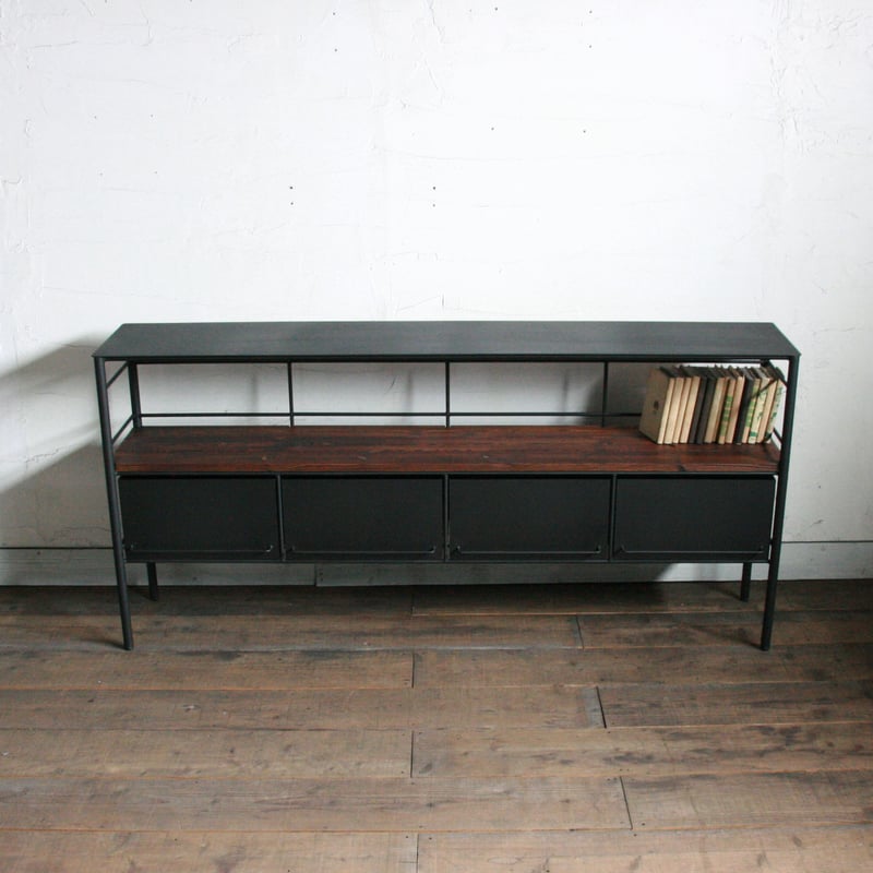 アイアンのドロワーシェルフ 4列1段 #2 | EARL