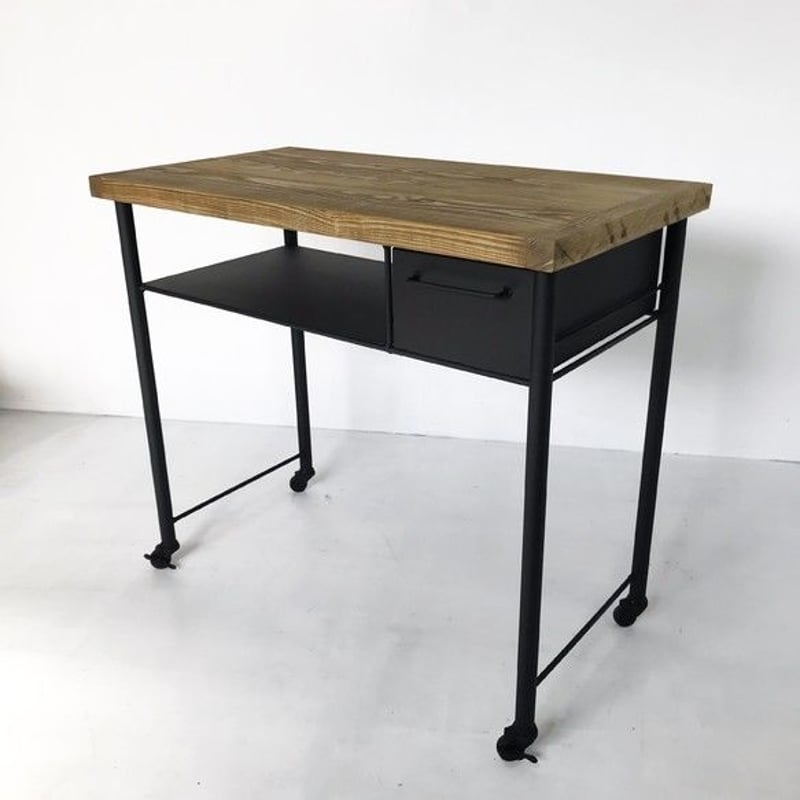 ろろ　北海道民芸家具　キャスター付きデスク　コンソールテーブル 楽天市場】民芸家具（書斎机｜デスク）：インテリア・寝具・収納の通販