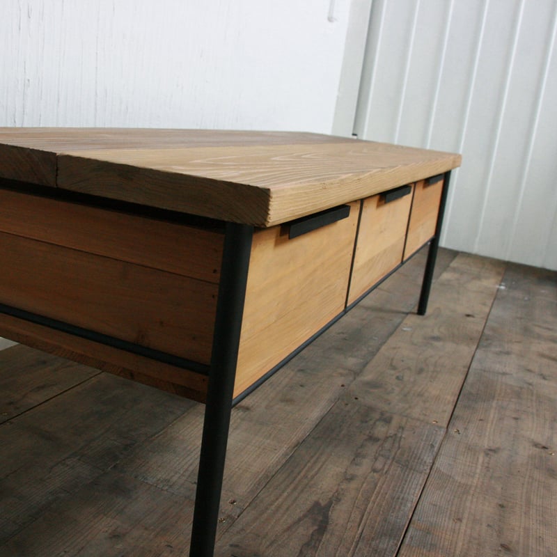 アン＆アンディ トールペイント 木製 ローキャビネット ローチェスト ローボード 05Cabinet（テレビボード、シェルフ） - 家具とクラフト アンダイ