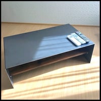 オーダー専用　黒皮鉄のテーブル（W90D45T35）