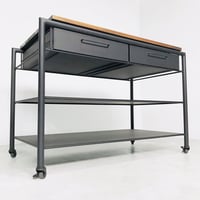 オーダー専用　移動式作業テーブル (T80 W70 D55)