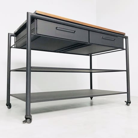 オーダー専用　移動式作業テーブル (T80 W70 D55)
