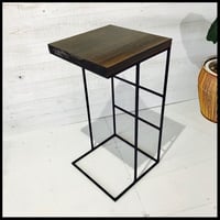 オーダー専用　2WAYサイドテーブル（天面、背面杉板）