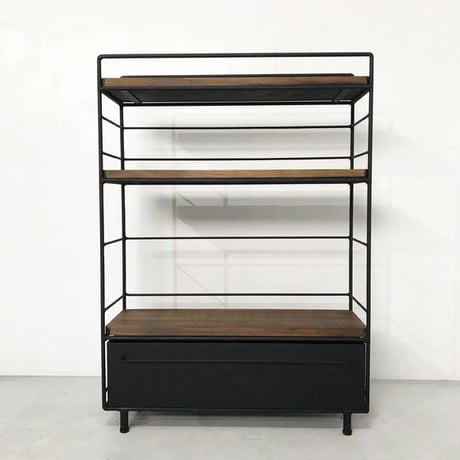 オーダー専用　アイアンBOX付きシェルフ（W70T60D30)