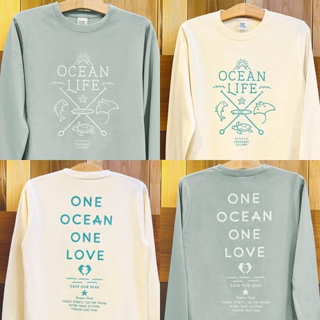 OCEAN LIFE ロングTシャツ