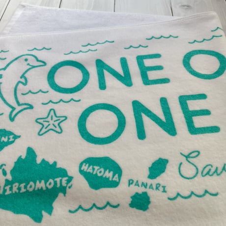 フェイスタオル/one ocean one love