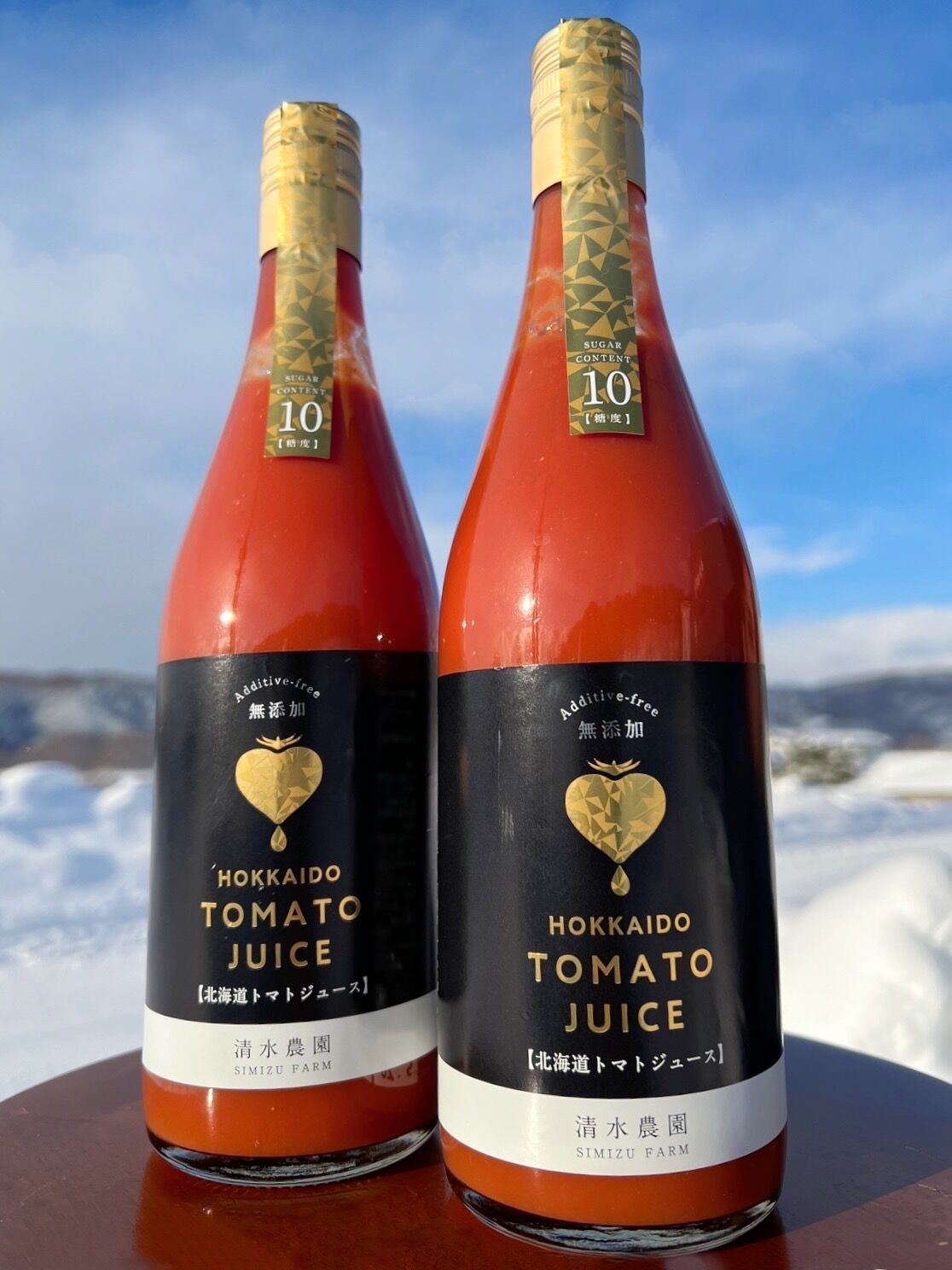 濃厚トマトジュース大(710ml) 2本 糖度10度以上 | 北海道のフルーツ