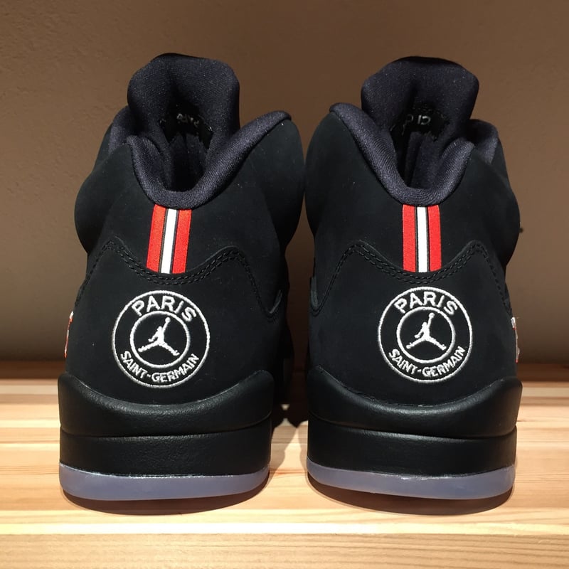 Air Jordan 5 パリ・サンジェルマン コラボ　28cm NIKE公式】エア ジョーダン 5 PSG 'Black and Challenge Red