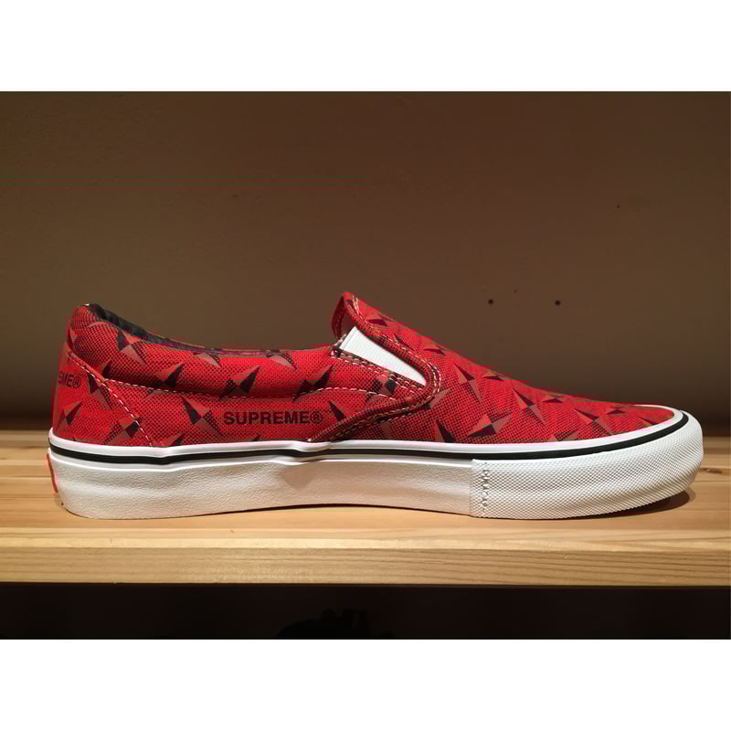 VANS Supremeコラボ（赤） Supreme Vans コラボ スニーカー 赤