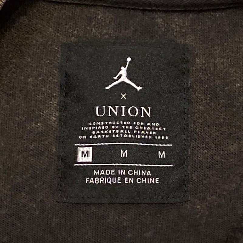 AIR JORDAN ユニオンコラボ Tシャツ Nike x Union Air Jordan Tee ユニオン ジョーダン ロゴ Tシャツ