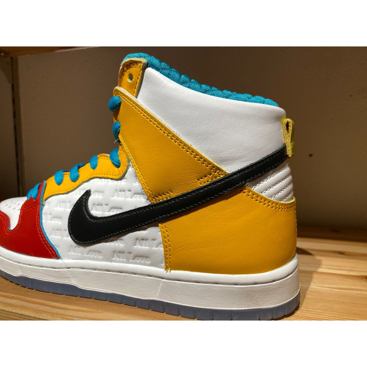 ☆froSkateコラボ・ALL LOVE NO HATE - NIKE SB DUNK HI ☆froSkateコラボ・ALL LOVE NO HATE - NIKE SB DUNK HI