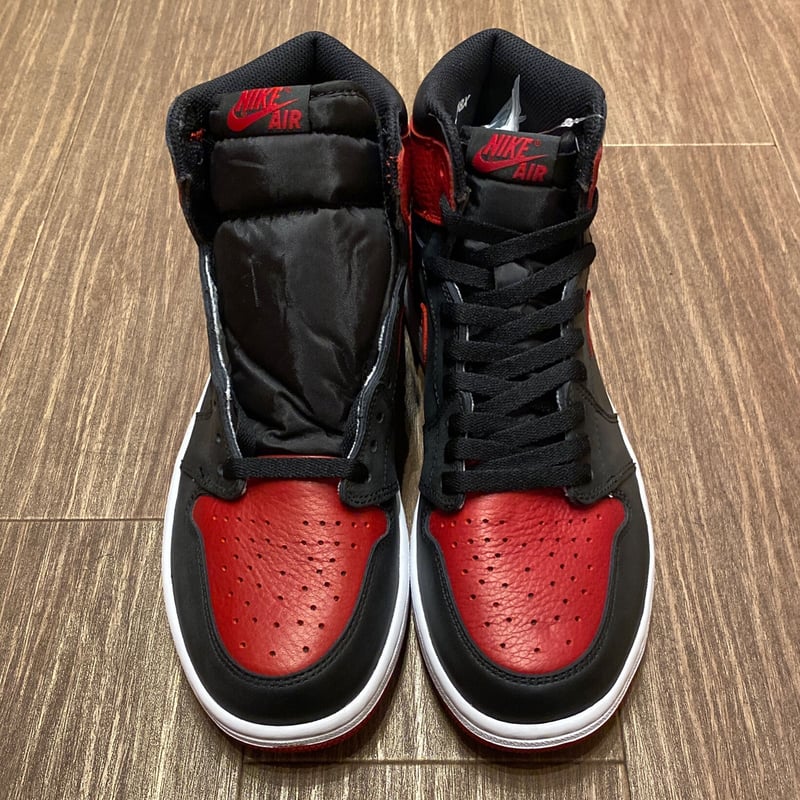 27.0cm air jordan1 bred banned kixsix付き