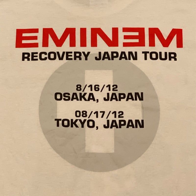 Eminem Recovery Japan Tour Tシャツ EMINEM RECOVERY JAPAN TOUR Tシャツ エミネム - メルカリ