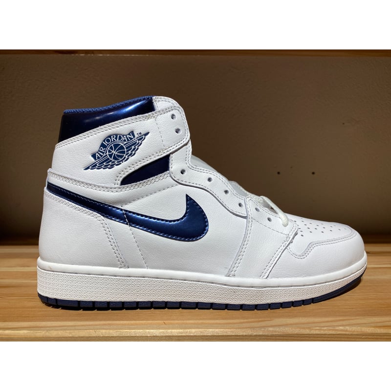 ☆METALLIC BLUE - NIKE AIR JORDAN 1 RETRO HIGH O...