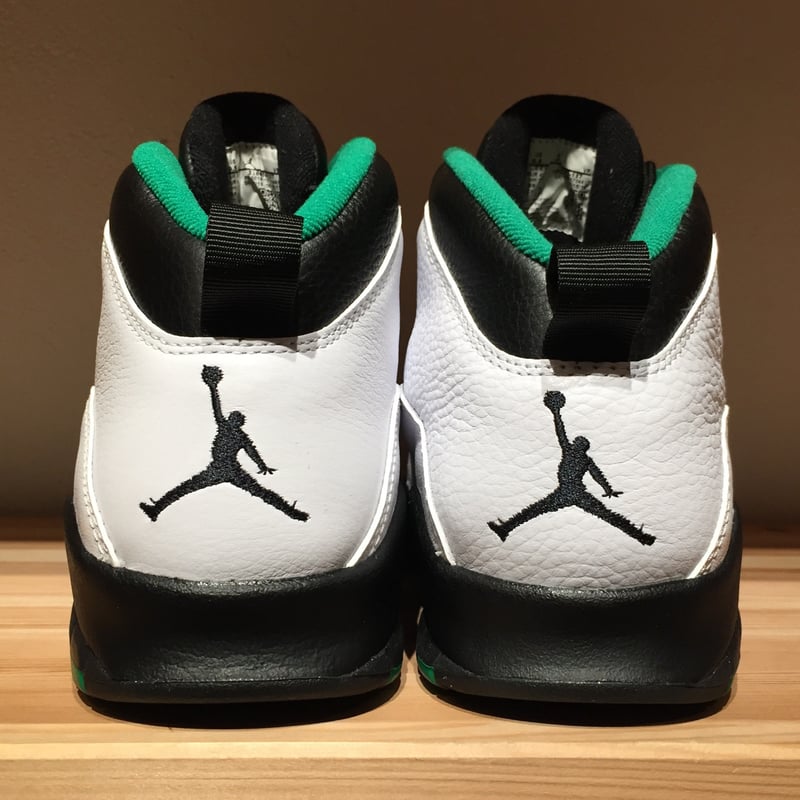 最終価格！良品！エアージョーダン10！レトロシアトルグリーン！ 楽天市場】NIKE AIR JORDAN 10 RETRO SEATTLE white/black-court