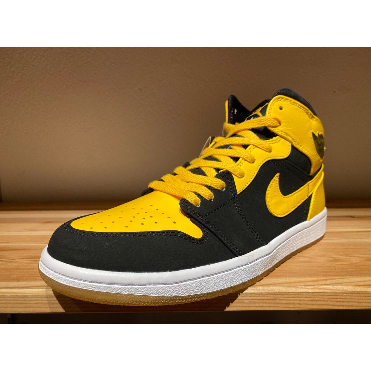 NIKE JORDAN1 retro MID BP NEW LOVE黄色18cm