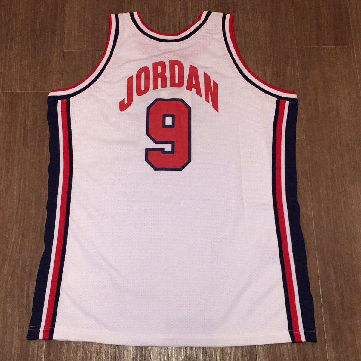 ジョーダン オリンピック バルセロナ ドリーム チーム USA MITCHELL&NESS NBA AUTHENTIC JERSEY TEAM USA  92 ...