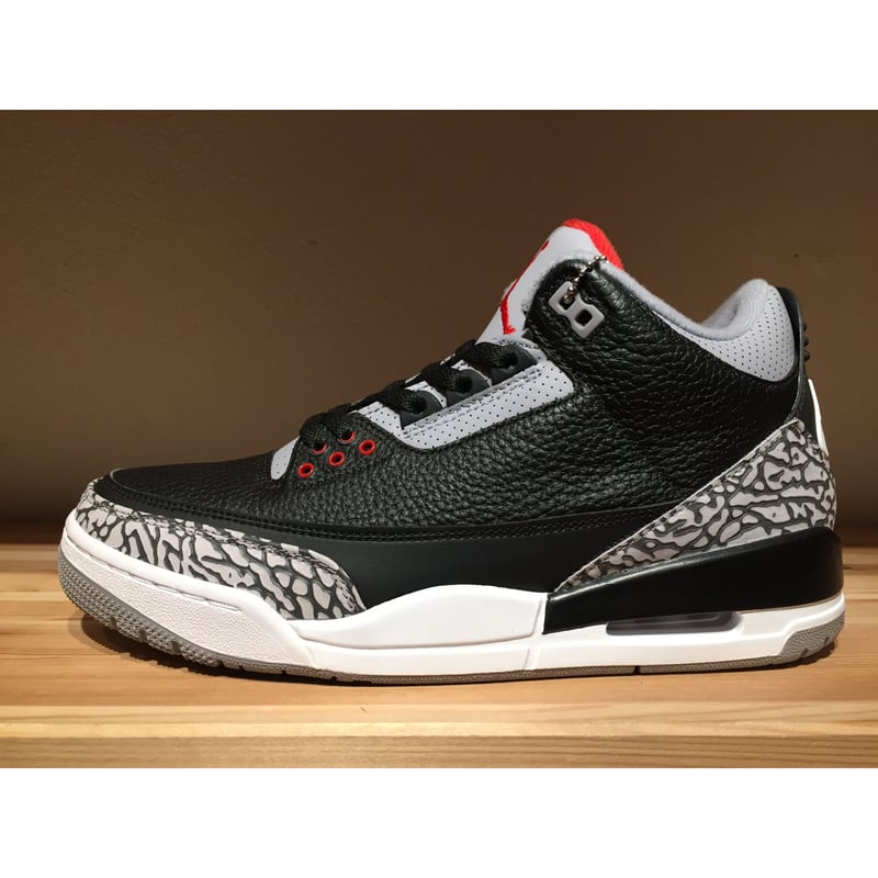☆BLACK CEMENT - NIKE AIR JORDAN 3 RETRO OG | 9
