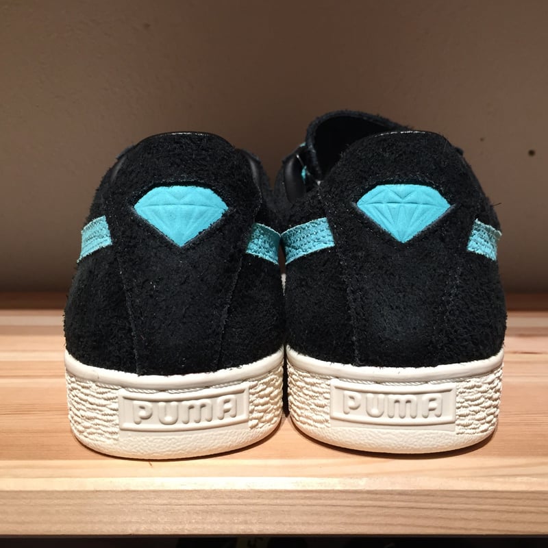 新品 PUMA DIAMOND スニーカー Black-Diamond Blue ☆DIAMOND SUPPLY CO.コラボ - PUMA SUEDE DIAMOND | 9
