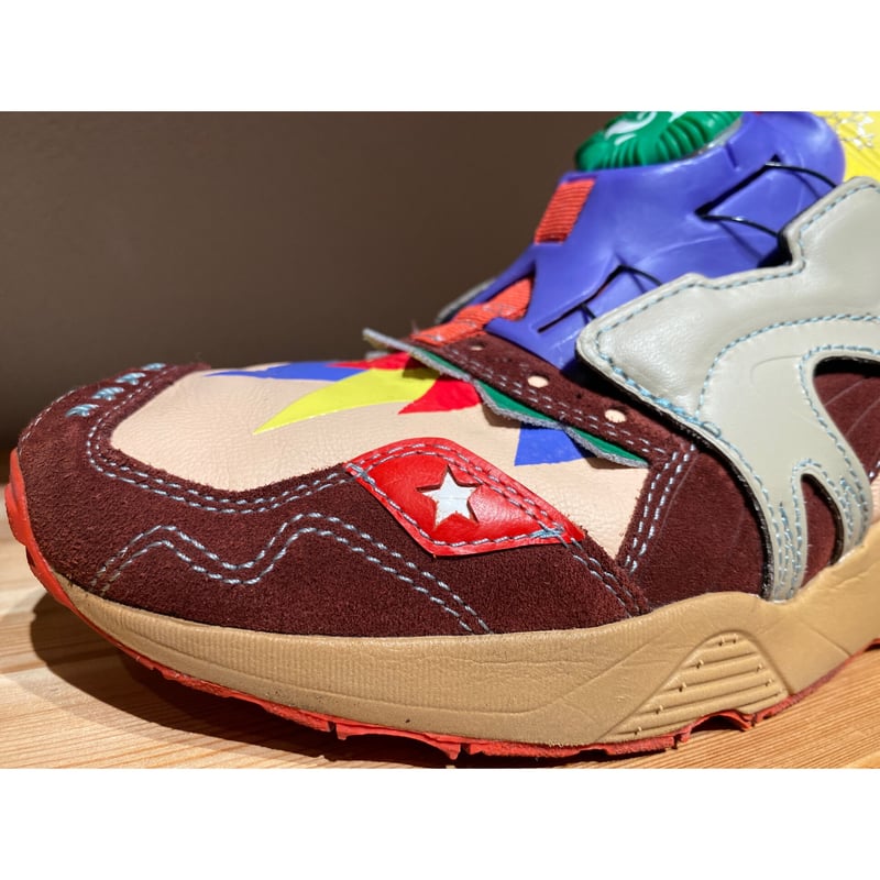 オジャガ デザイン別注x PUMA コラボ ディスク トライノミック スニーカー 国内4月24日発売予定】 オジャガデザイン × プーマ ディスク